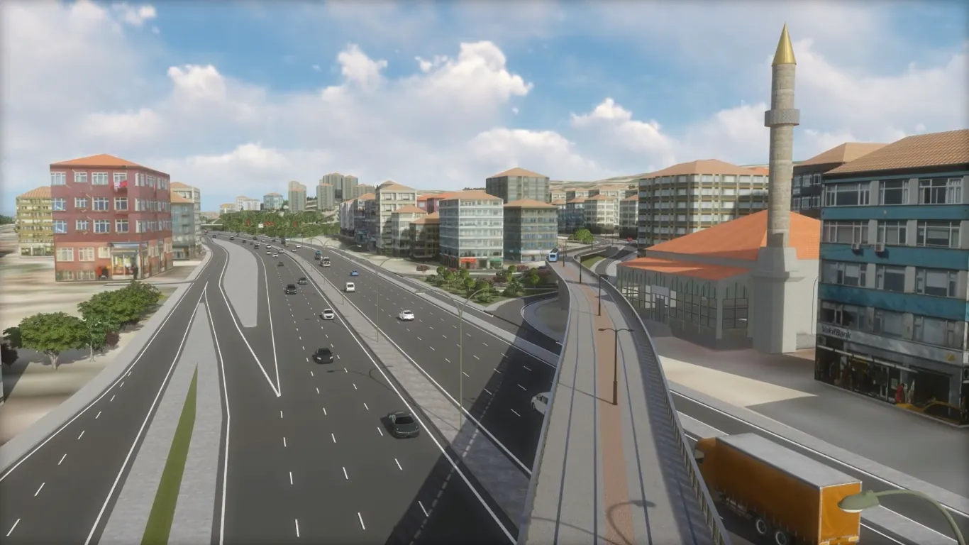 Kuruçeşme D-100 Tramvay Geçişi Projesi