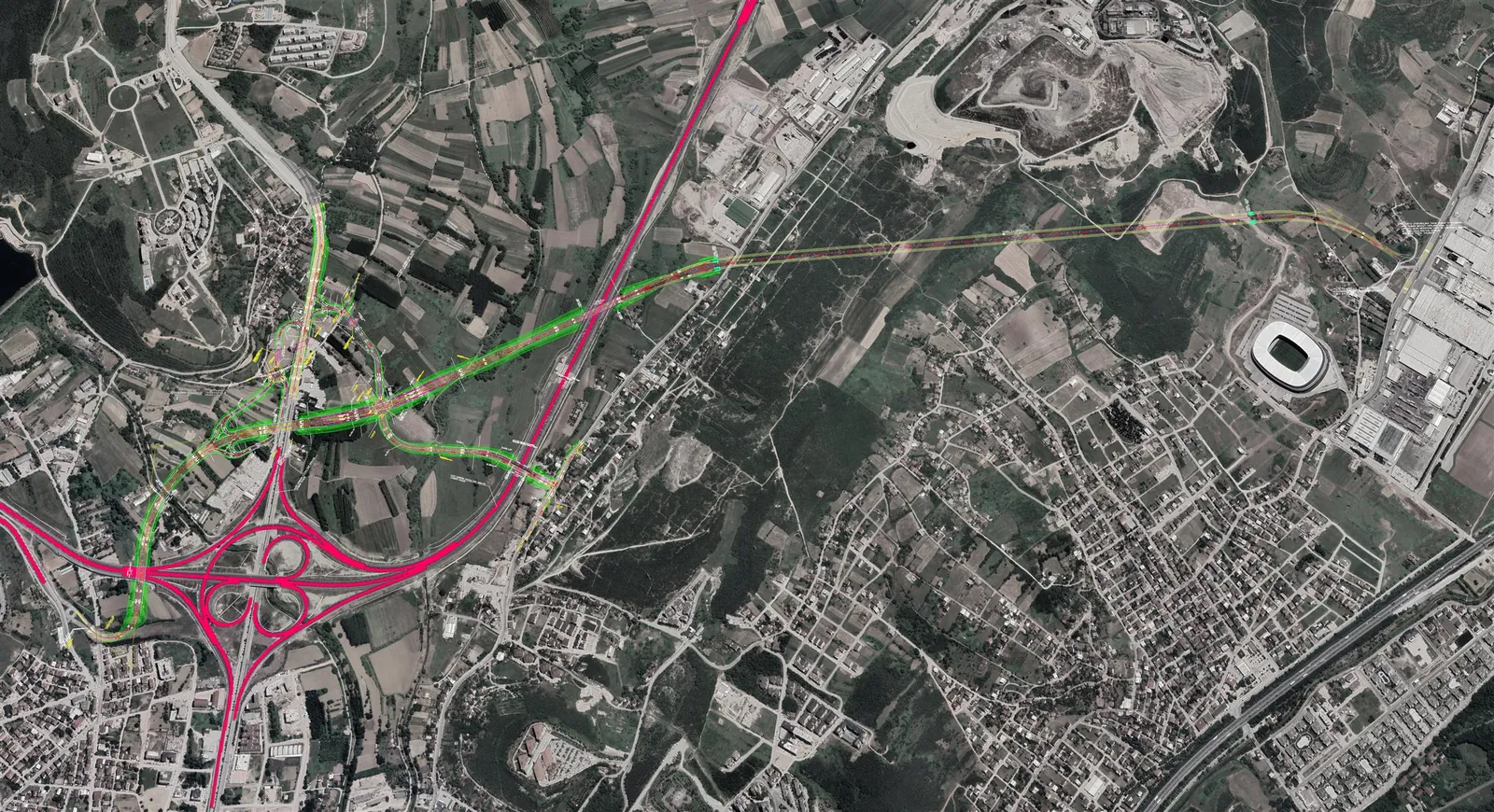İzaydaş – Stadyum Arası İmar Yolu ve Kavşak